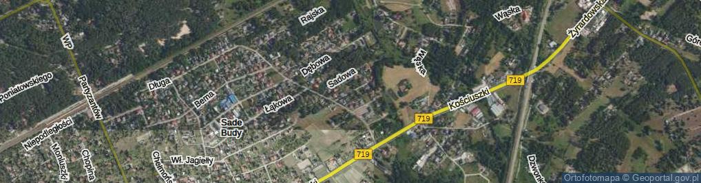 Zdjęcie satelitarne Wiśniowa ul.